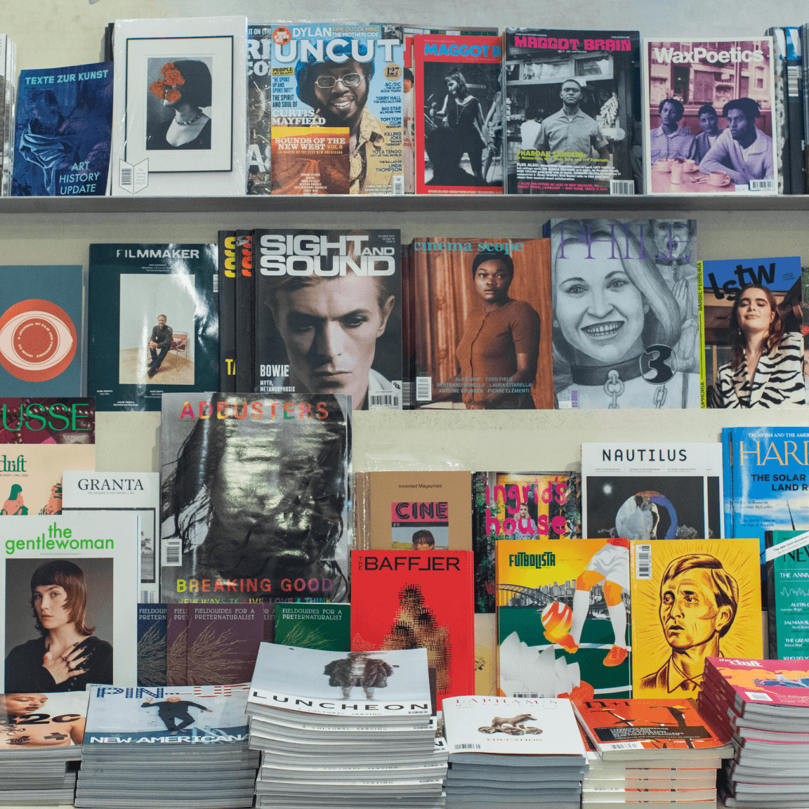 Magazine display - Culture in Williamsburg, Brooklyn